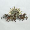 Iron 7 Running Horse Wall Art With LED
