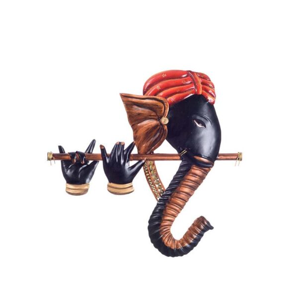 Get this Amazing Iron Bansuri Ganesha Wall Hanging to Decor your Home