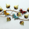 Iron Butterfly On Leaf Wall Art With LED | Exclusive Butterfly Wall Decor for your Home & Office Decor