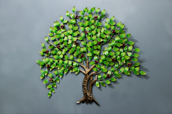 Floral Metal Tree Art for Home Decor