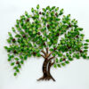 Floral Metal Tree Art for Home Decor