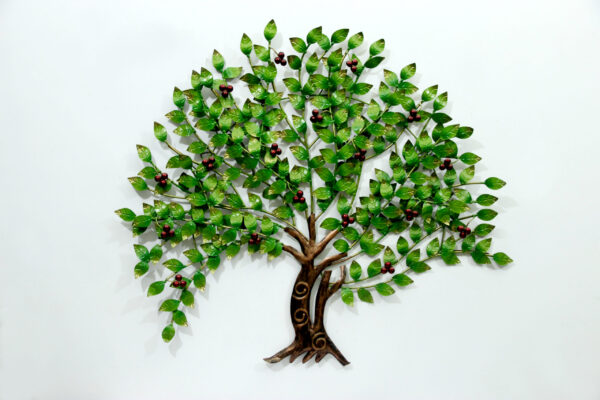 Floral Metal Tree Art for Home Decor