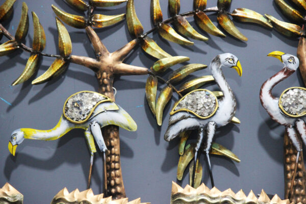 Metal Wall Art With LED