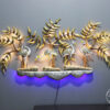 Metal Wall Art With LED
