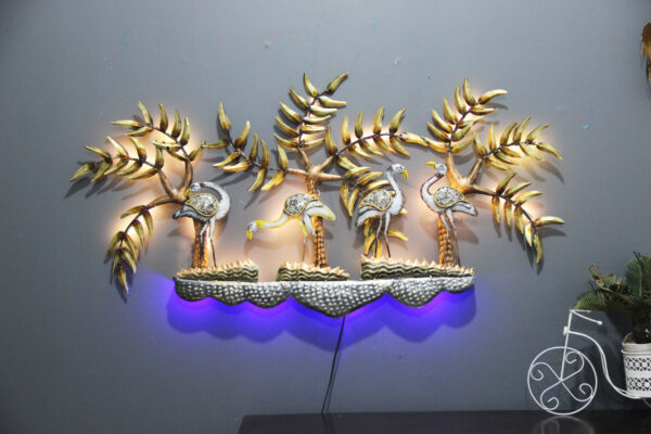 Metal Wall Art With LED