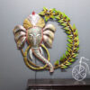 Attractive Religious Metal Ganesh Wall Art With LED for your Home & Office Decor
