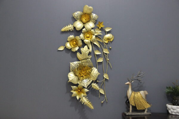 Exclusive Metal Leaf Wall Decor | Amazing Flower Wall Art for your Home & Office Decor