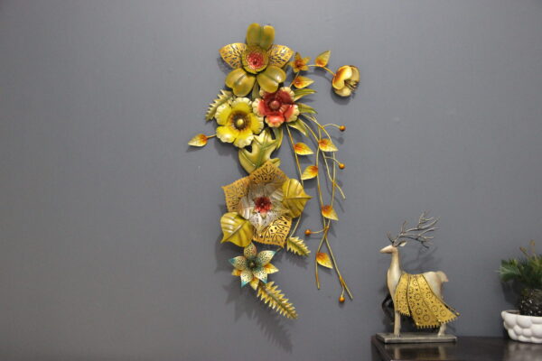 Exclusive Metal Leaf Wall Decor | Flower Wall Art for your Home & Office Decor