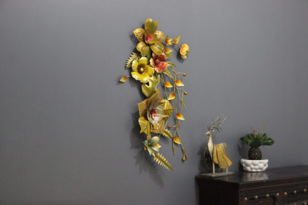 Exclusive Metal Leaf Wall Decor | Flower Wall Art for your Home & Office Decor
