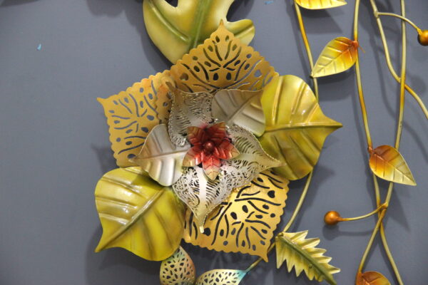 Exclusive Metal Leaf Wall Decor | Flower Wall Art for your Home & Office Decor