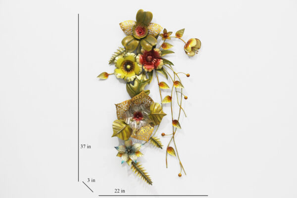 Exclusive Metal Leaf Wall Decor | Flower Wall Art for your Home & Office Decor