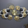 Attractive Metal Wall Clock with Fascinating Look