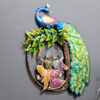 Amazing Peacock Wall Art With LED | Radha Krishna Art for Home & Office Decor