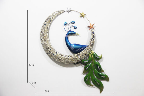 Metal Peacock Wall Art With LED | Peacock Wall Decor to Enhance the look of your Home