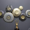 Amazing Metal Multicolour Wall Art | Flower Wall Hanging for your Home & Office Decor