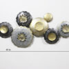 Amazing Metal Multicolour Wall Art | Flower Wall Hanging for your Home & Office Decor