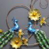 Metal Peacock Wall Art With LED