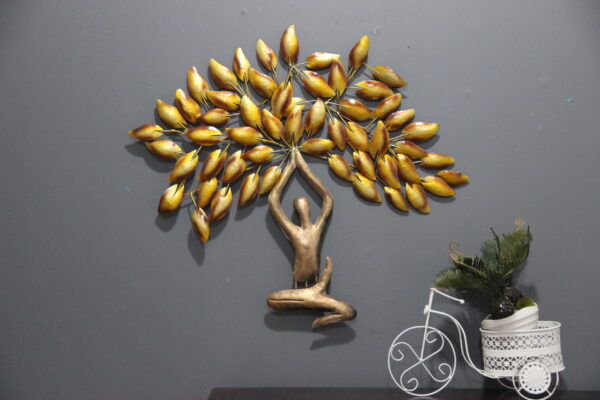 Attractive Metal Decorative Tree Wall Art | Exclusive Brass Tree Wall Decor