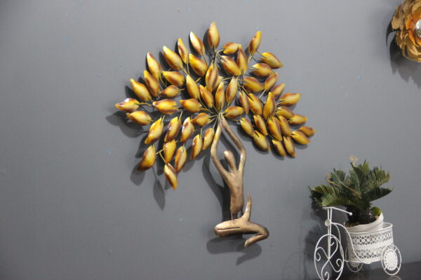 Attractive Metal Decorative Tree Wall Art | Exclusive Brass Tree Wall Decor