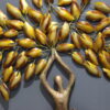 Attractive Metal Decorative Tree Wall Art | Exclusive Brass Tree Wall Decor