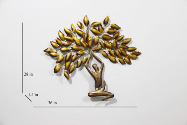 Attractive Metal Decorative Tree Wall Art | Exclusive Brass Tree Wall Decor
