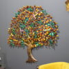 Amazing Metal Multicolour Tree Wall Art | Hanging Decor to Enhance the look of your Home