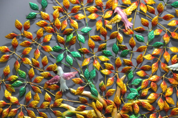 Amazing Metal Multicolour Tree Wall Art | Hanging Decor to Enhance the look of your Home