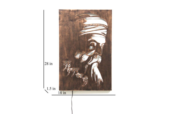 Amazing Waheguru Metal Wall Decor | Decorative Wall Hangings For Living Room Decor