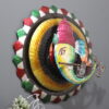 Metal Multicolour Ganesha Wall Art