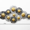 Metal Wall Art in Multicolour | Amazing Metal Flower Wall Art for your Home & Office Decor