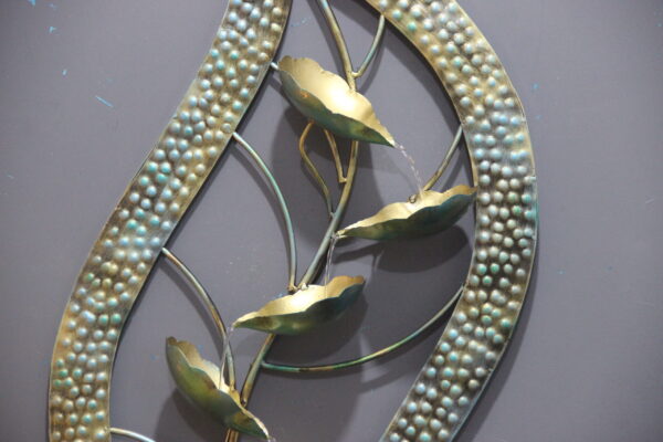 Exclusive Metal Wall Mounted Water Fountain Wall Art for your Home & Office Decor
