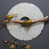 Exclusive Metal White Wall Art | Bird Wall Decor to Enhance the Look of your Home