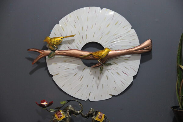 Exclusive Metal White Wall Art | Bird Wall Decor to Enhance the Look of your Home