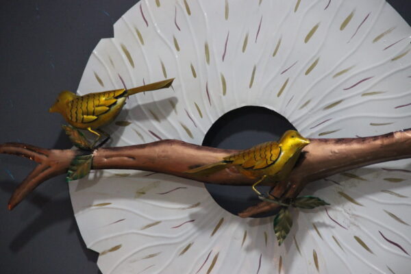 Exclusive Metal White Wall Art | Bird Wall Decor to Enhance the Look of your Home
