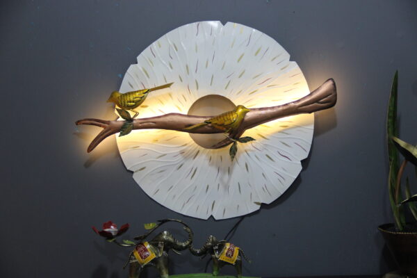 Exclusive Metal White Wall Art | Bird Wall Decor to Enhance the Look of your Home