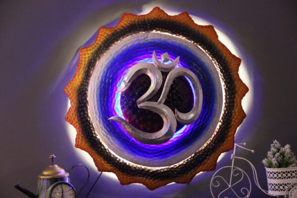 Beautiful Religious Metal Om Wall Art | Om Wall Hanging for Home & Office Decor