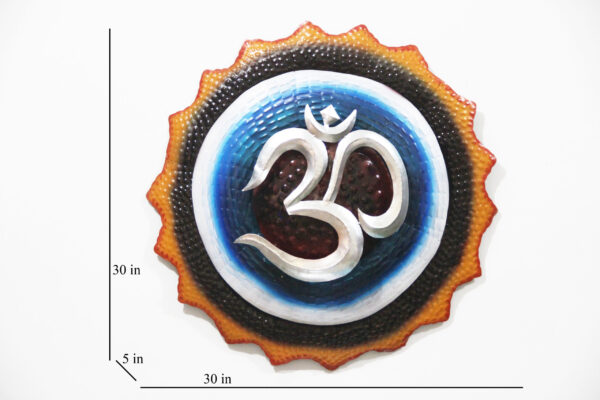 Beautiful Religious Metal Om Wall Art | Om Wall Hanging for Home & Office Decor