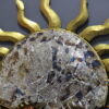 Metal 7 Running Horse Wall Art With Sun Art