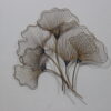 Exclusive Metal Zingo Leaf Wall Art | Flower Wall Decor to Enhance the Look of your Home & Office