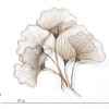 Exclusive Metal Zingo Leaf Wall Art | Flower Wall Decor to Enhance the Look of your Home & Office