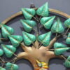 Metal Krishna with Tree Wall Art