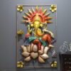 Metal Ganesha Decorative Wall Art