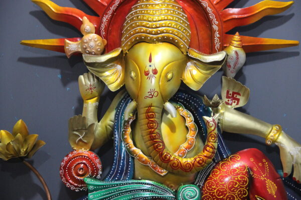 Metal Ganesha Decorative Wall Art