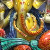 Metal Ganesha Decorative Wall Art