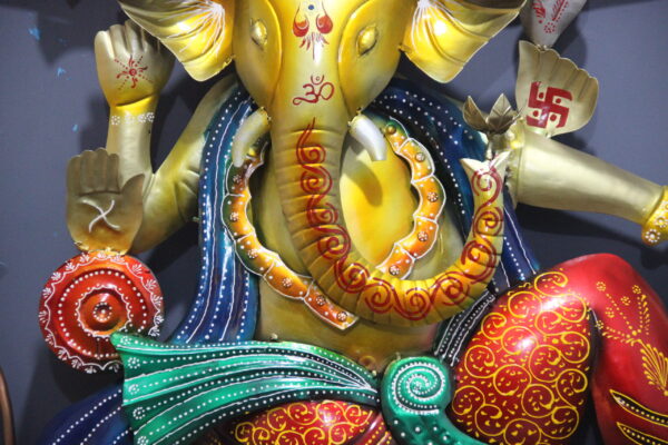 Metal Ganesha Decorative Wall Art