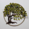 Metal Tree Wall Art In Green Colour