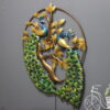 Metal Ring Peacock Wall Art | Home Decor