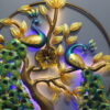 Metal Ring Peacock Wall Art | Home Decor