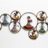 Metal Ring Doll With LED