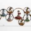 Metal Ring Doll With LED